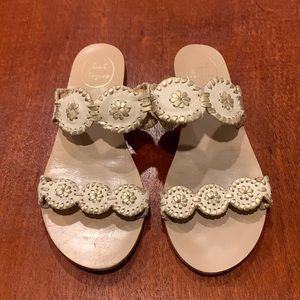Jack Rogers Lauren flat sandals, size 8